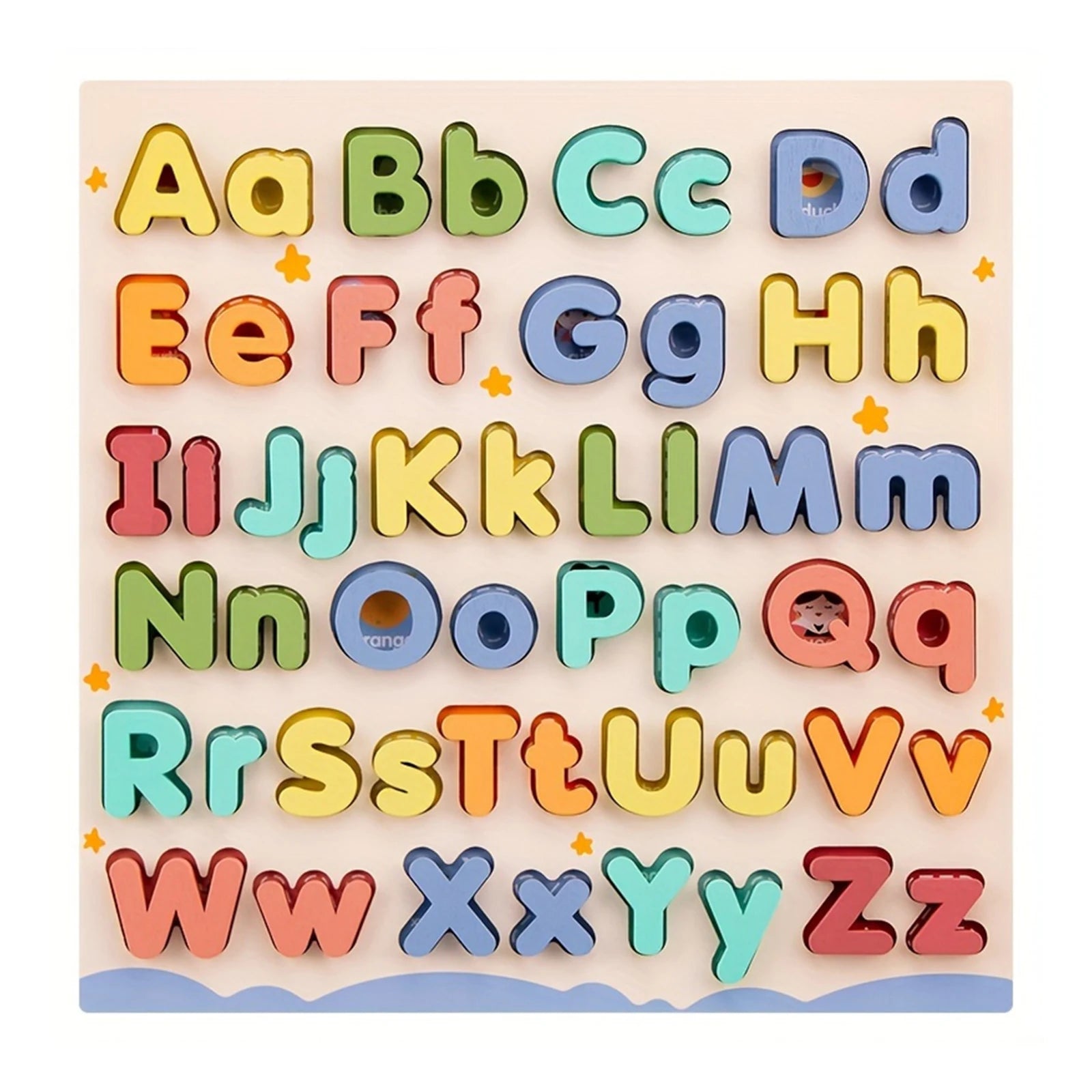 Children'S Wooden Alphabet Puzzle Board Cognitive Development Educational Toy Children'S Early Education Teaching Aids