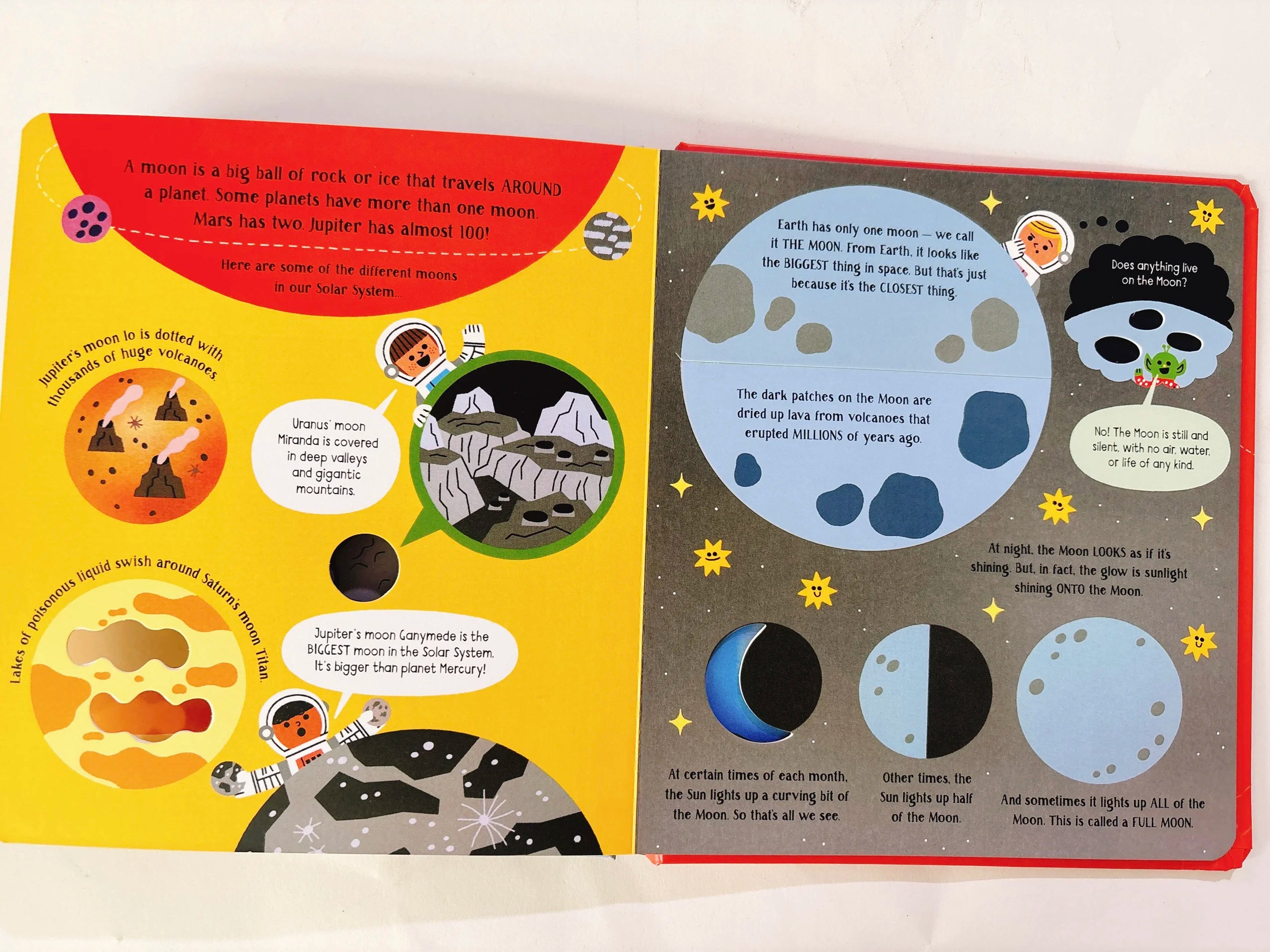 Usborne Step Inside Science Solar System Children Activity English Hardcover Book Space Knowledge Learning Kids Gift Montessori