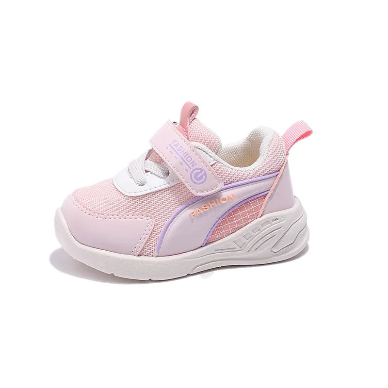 Brand Baby Shoe 2025 Spring New Soft Sole Walking Shoe Breathable Girl Sneakers Anti Slip Boy Running Shoe Kid Functional Shoes