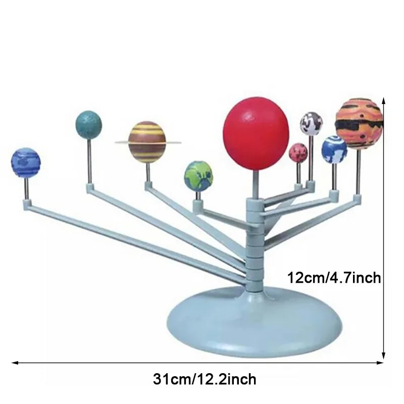 Solar System Nine Planets Planetarium Model Kit Astronomy Science Project DIY Kids Gift Worldwide Sale Early Education For Child