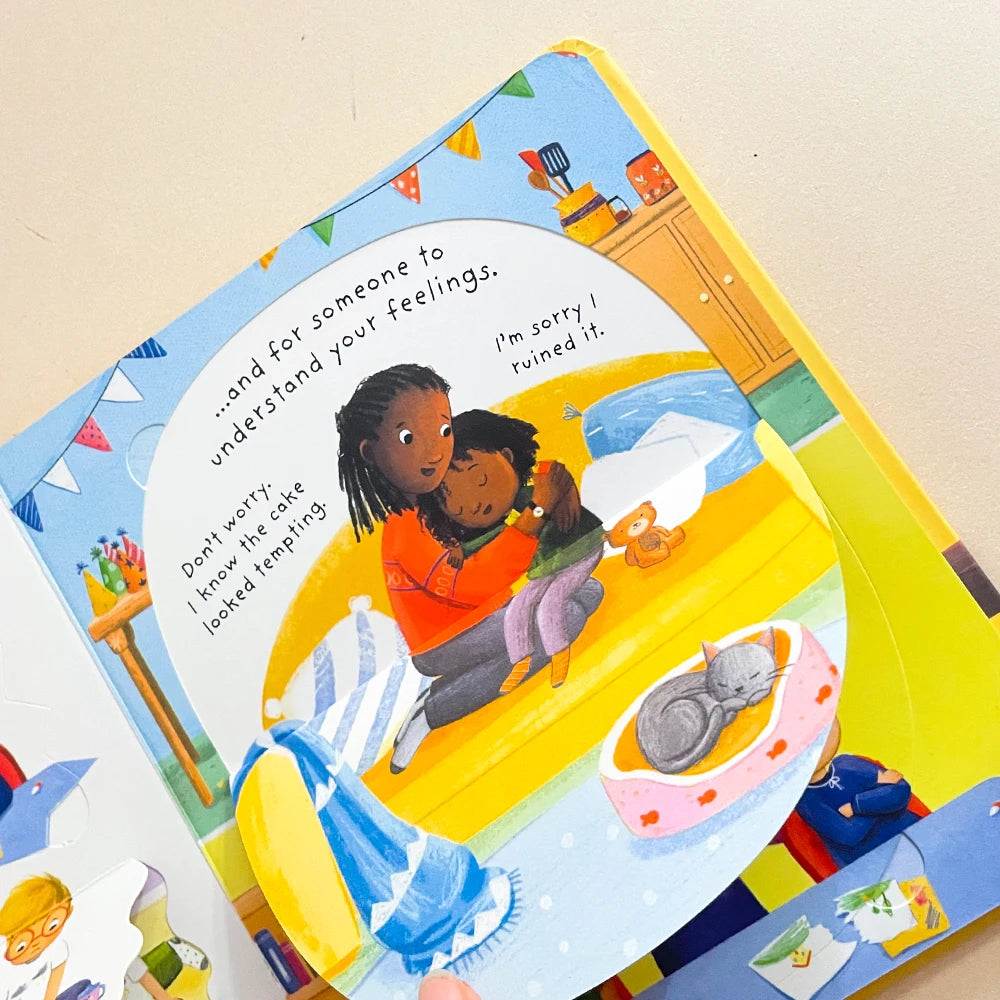 Usborne Lift The Flap Very First Questions & Answers Why Should I Say Sorry ? 3D Flap Picture Books for Kids Baby English Books