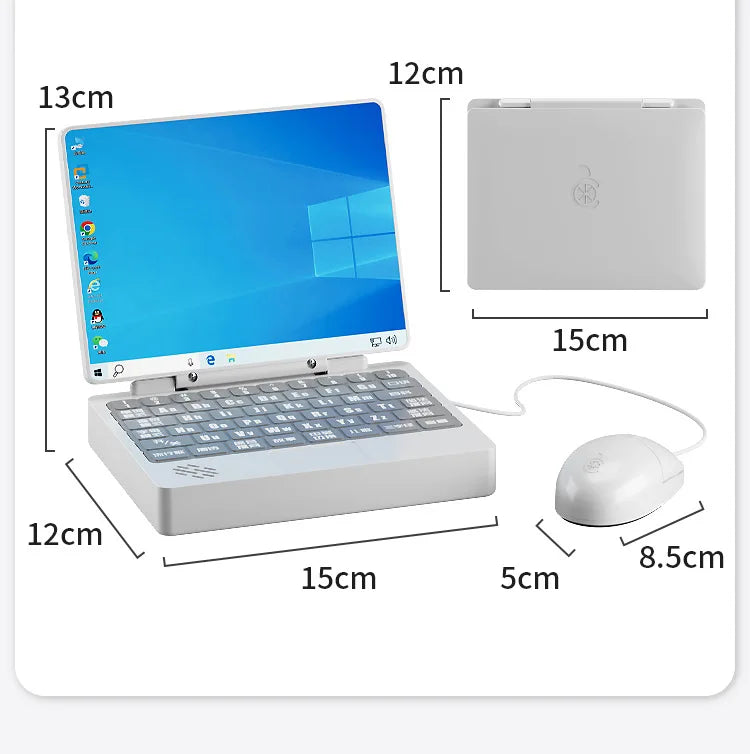 Children Multifunctional Early Education Notebook Enlightenment Learning Boy Girl Puzzle Thinking Training Toy Gifts Can Drawing