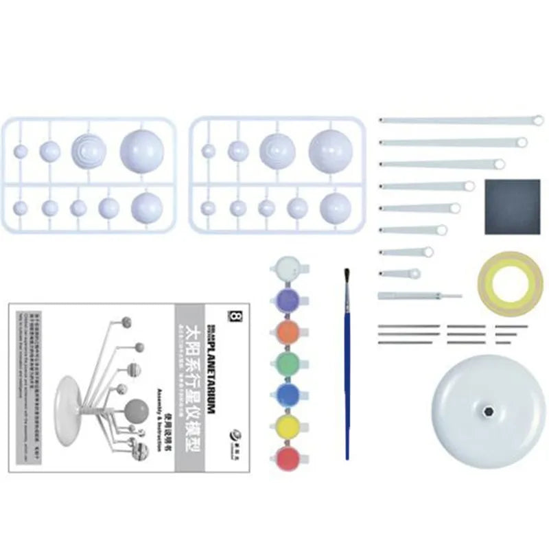 Solar System Nine Planets Planetarium Model Kit Astronomy Science Project DIY Kids Gift Worldwide Sale Early Education For Child