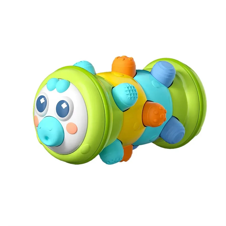 Baby Crawling Roller Montessori Activity Toy with Ball Rattle Games for Babies Development 0 6 12 Months Inflatable Crawling Toy