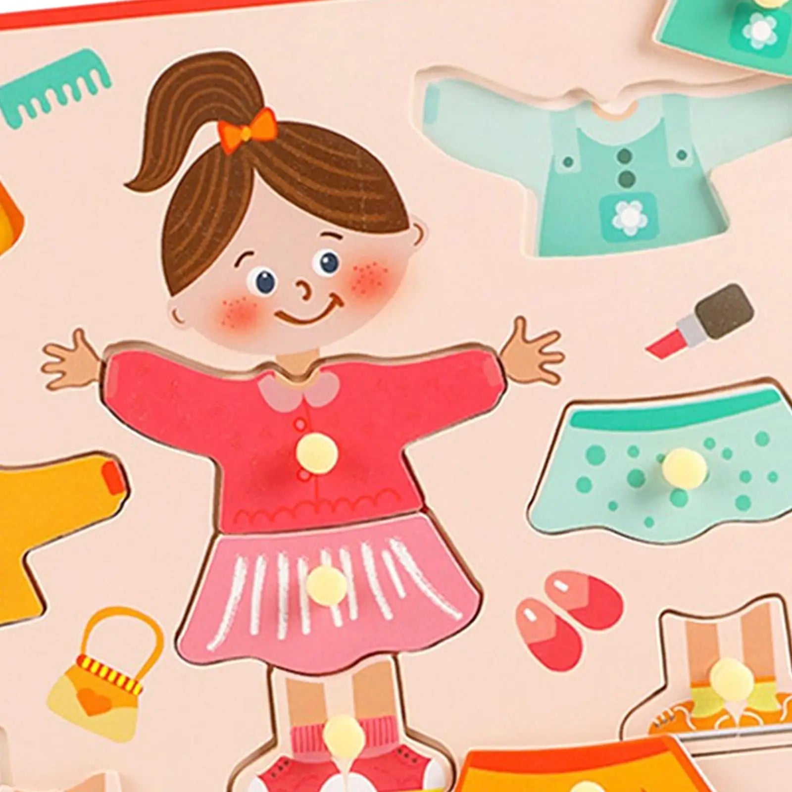 Dress Up Toy Learning Activities Puzzle for Preschool Birthday Gift
