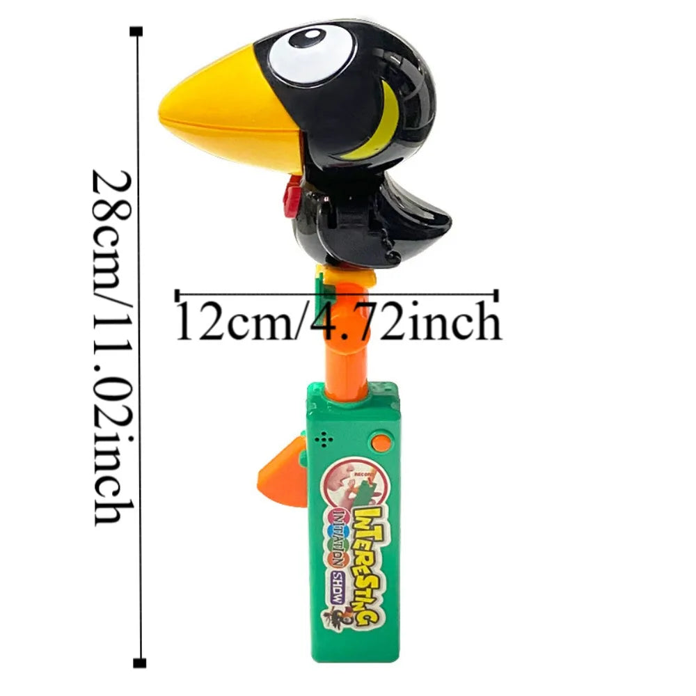 Educational Talking Record Electric Talking Parrot Repeats Imitate Speaking Birds Animal Funny Recording Talking Toys Baby