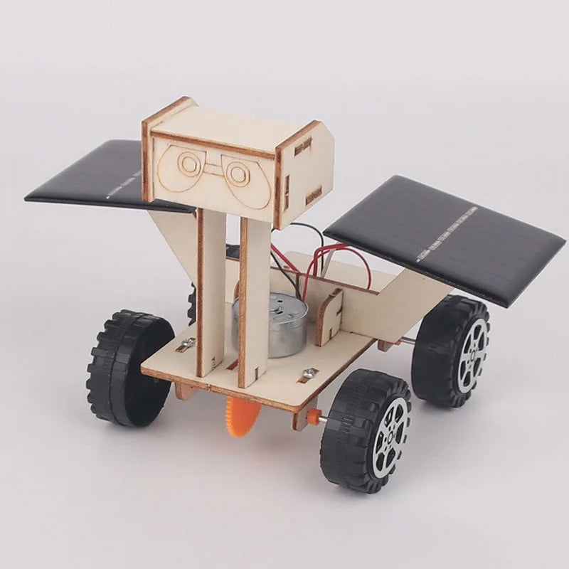 Solar powered lunar rover for children, DIY manual assembly of physical models, children's puzzle training technology toys