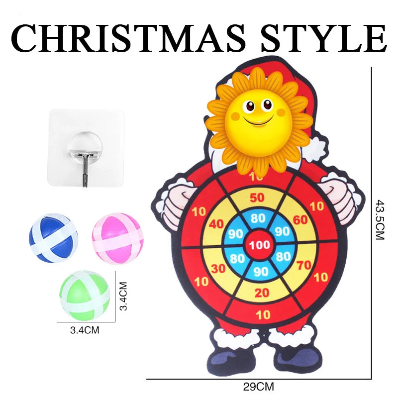 Montessori Dart Board Target Sports Game Toys For Children 4 To 6 Years Old Outdoor Toy Child Indoor Girls Sticky Ball Boys Gift