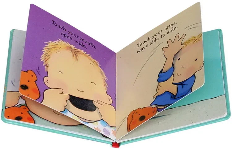 Kids English Picture Cardboard Book Emotions & Feelings Enlightenment Leaning Bedtime Story for Children Montessori Teaching Aid