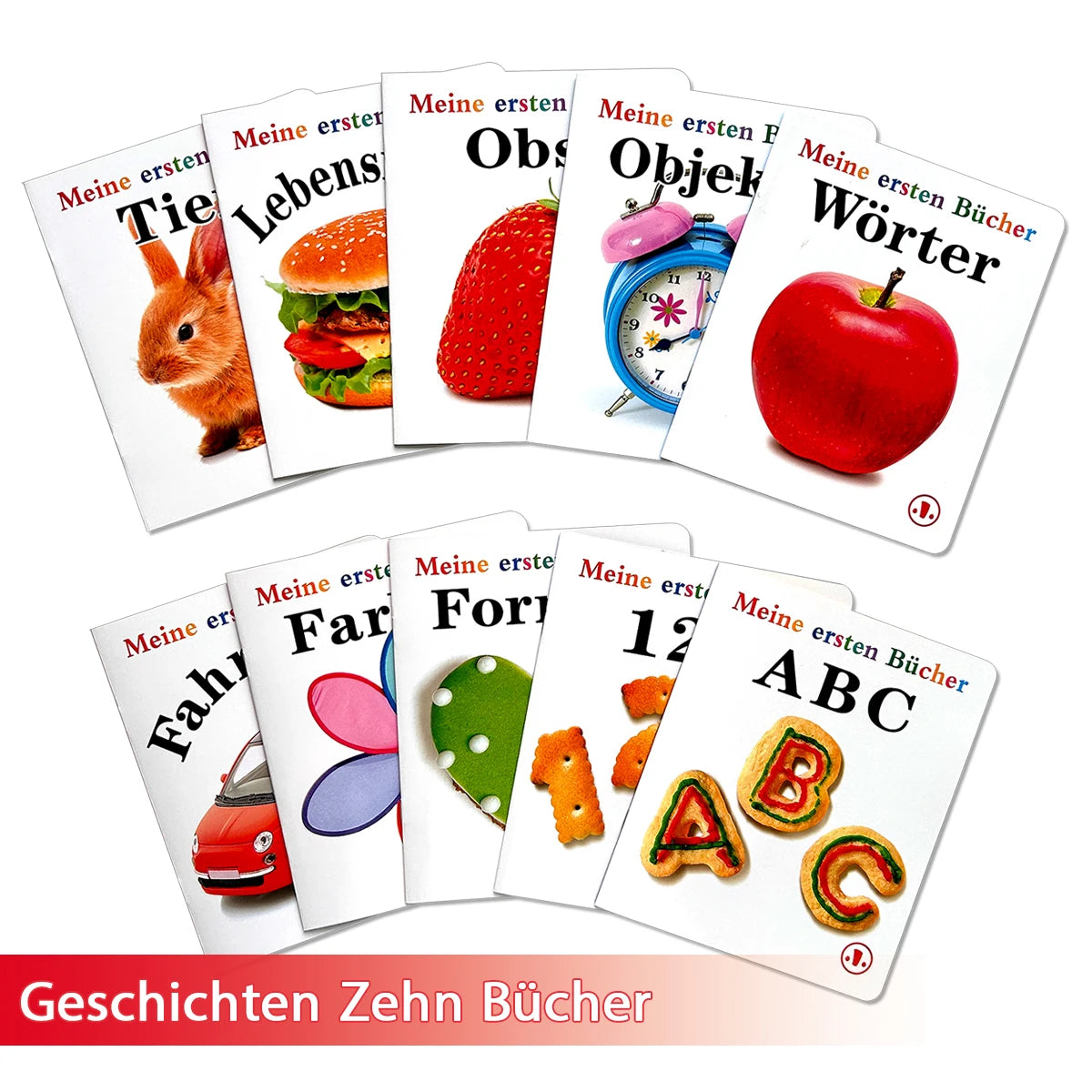 10 German-language cognitive books enrich young children's vocabulary, broaden their horizons, and promote language development.