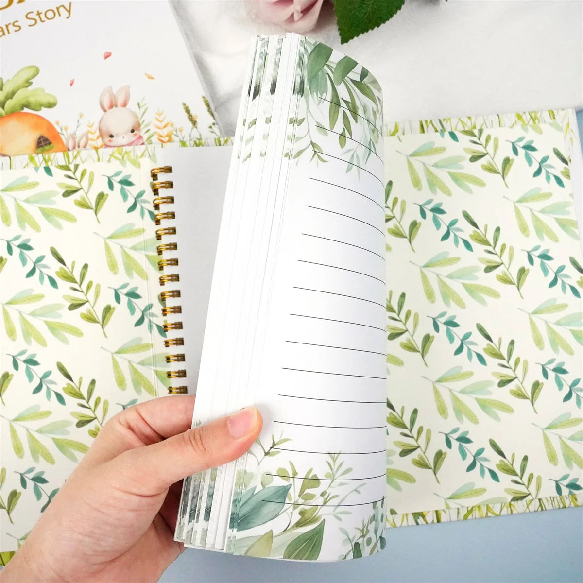 Baby Memory Book Baby Book Keepsake First 5 Years Record Milestones Photos Baby Shower Gift 100 Pages Scrapbook Photo Album