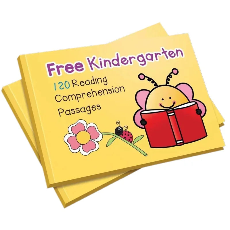 Kindergarten English Reading Comprehension Exercise Books Using Sentences Pictures and Questions To Improve Learning Skills