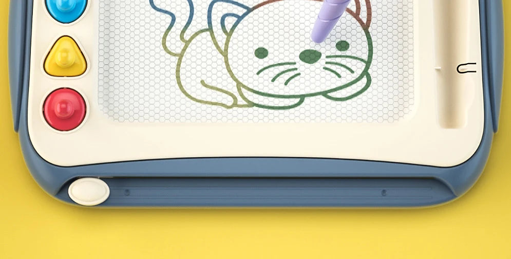 Children Magnetic Drawing Board Colored Graffiti Magic Eraser Drawing Board Children's Graffiti Board Art Early Education Toy