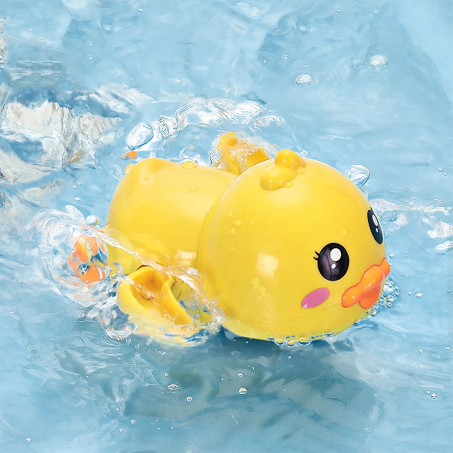 Summer Baby Water Gun Spray Toys Cute Little Yellow Duck Swimming Turtle Whale Pool Beach Classic Clockwork Water Toys