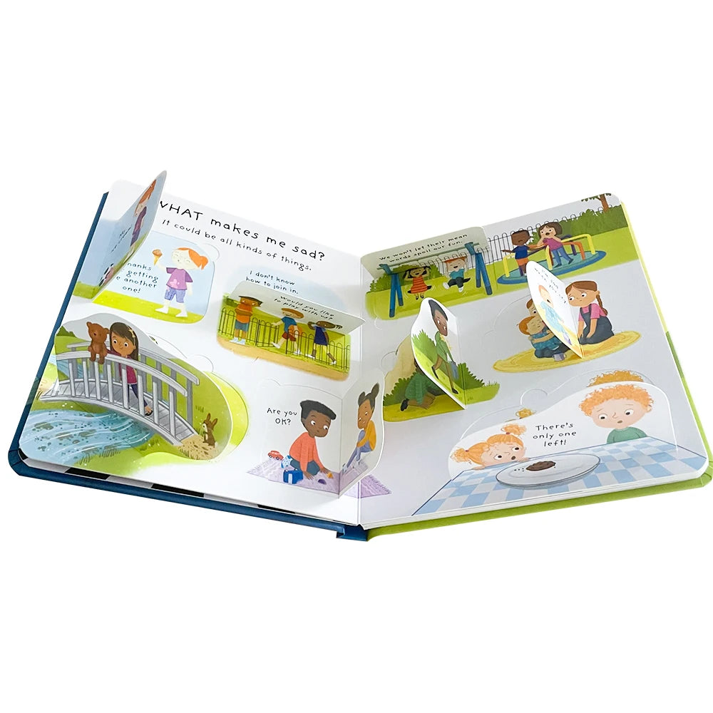 Usborne Lift The Flap Very First Questions & Answers Why Do I （Sometimes）Feel Sad ?  English Books for Kids 3D Flap Board Book