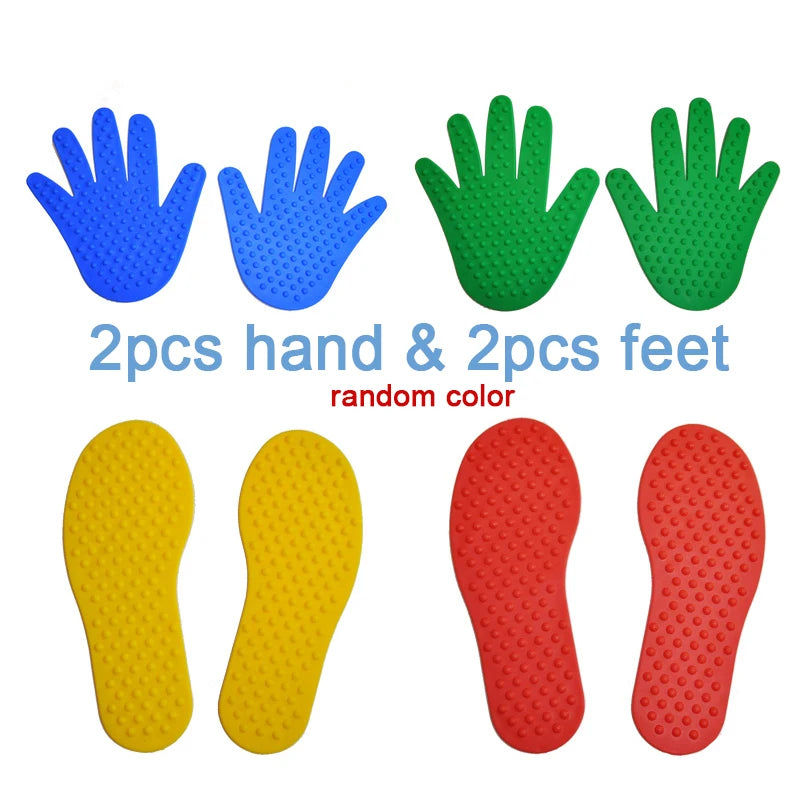 Hand and foot sports toys, busy and playful sensory games children's outdoor colorful crawling and jumping activity props