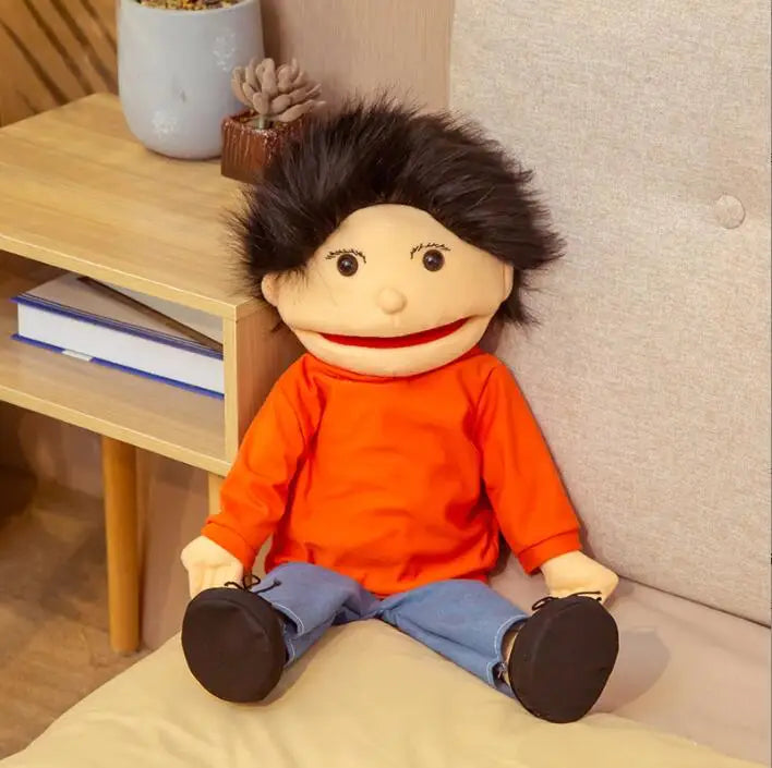 slappy puppet Animal Hand Puppet Children Theater Performance Props Scary Doll Dinosaur Panda Plush Toys Kids Gift