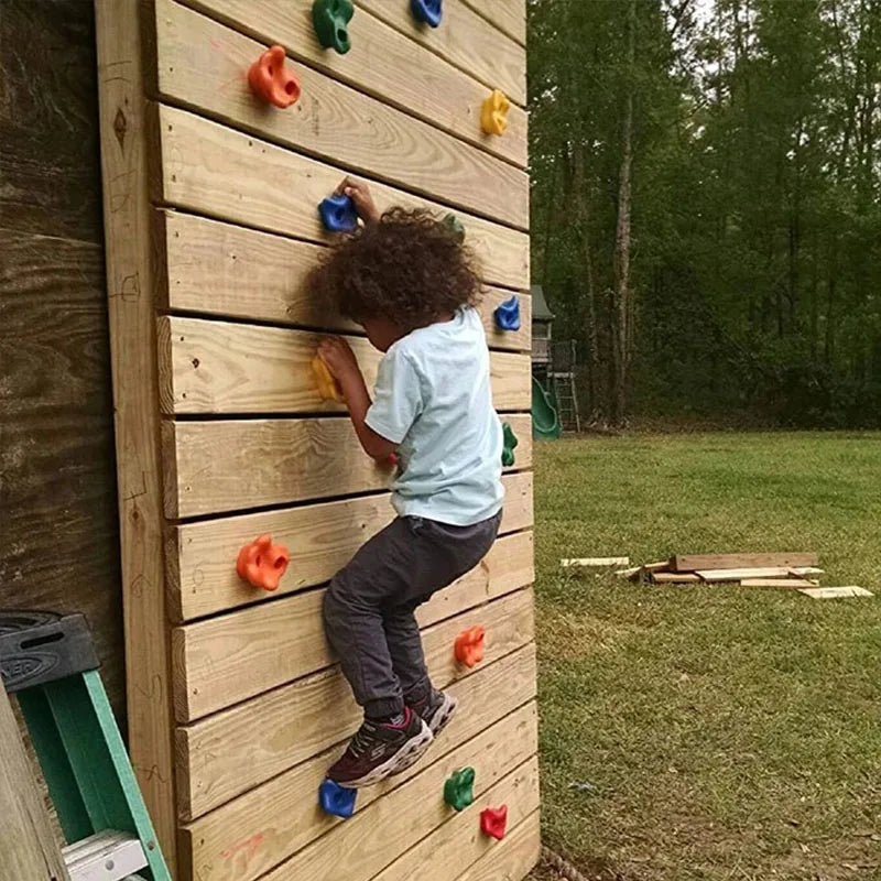Rock Climbing Wall Stones For Kids Room Adult Rock Wall Holds Climbing Rock Wall Grips Kit Indoor And Outdoor Playground Playset