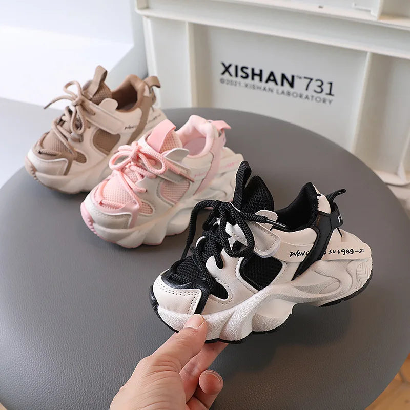 Fashion Children Sneakers Spring Autumn Causal Kid Running Walking Shoes Versatile Girls Boys Shoes