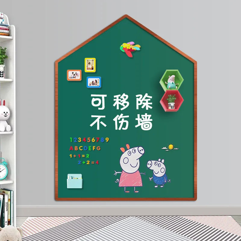 Magnetic Removable Soft Whiteboard Sticker - Erasable Kids Doodle Board for Office Home, No Wall Damage