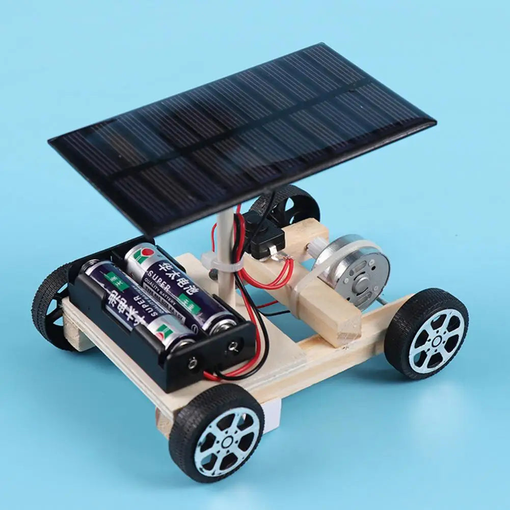 DIY Solar Electric Vehicle Science Teaching Tool Assembly Puzzle STEM Education Model Creative Invention Student Education