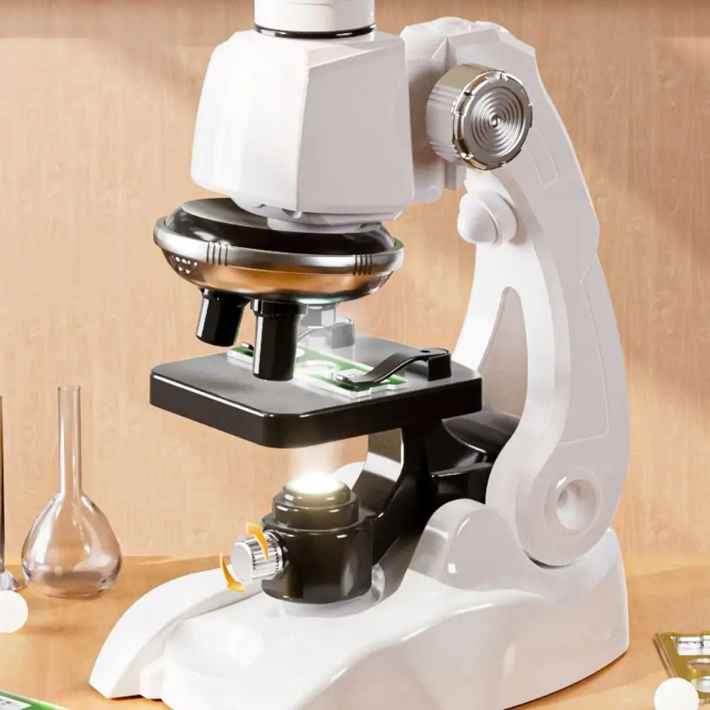 200x 600x 1200x Children Microscope Kit HD Adjustable Pocket Microscope Observing Bacteria Biological Science