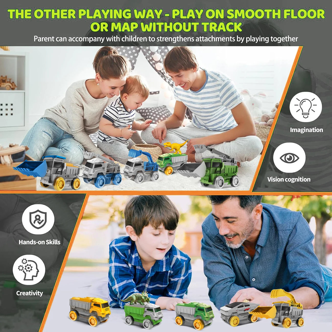 Space Track Toys Magic Climbing electric Engineering Race Car Toy  Bendable Flexible Race track Cars Train Toy For Kid Gift