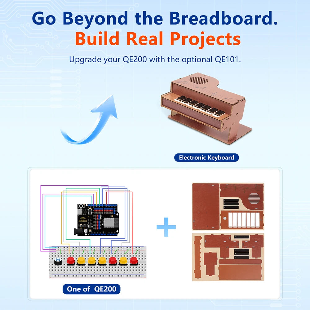 ACEBOTT ESP32 IoT Electronic Engineering Learning Kit with over 20 Sensors Programming Kit for Arduino