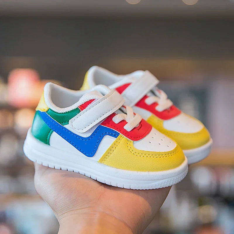 Baby Shoes Infants Boys Girls Childrens Sneakers Kids Baby Shoes Leather Shoes Soft Soles Flat Childrens Sports Shoes Fashion