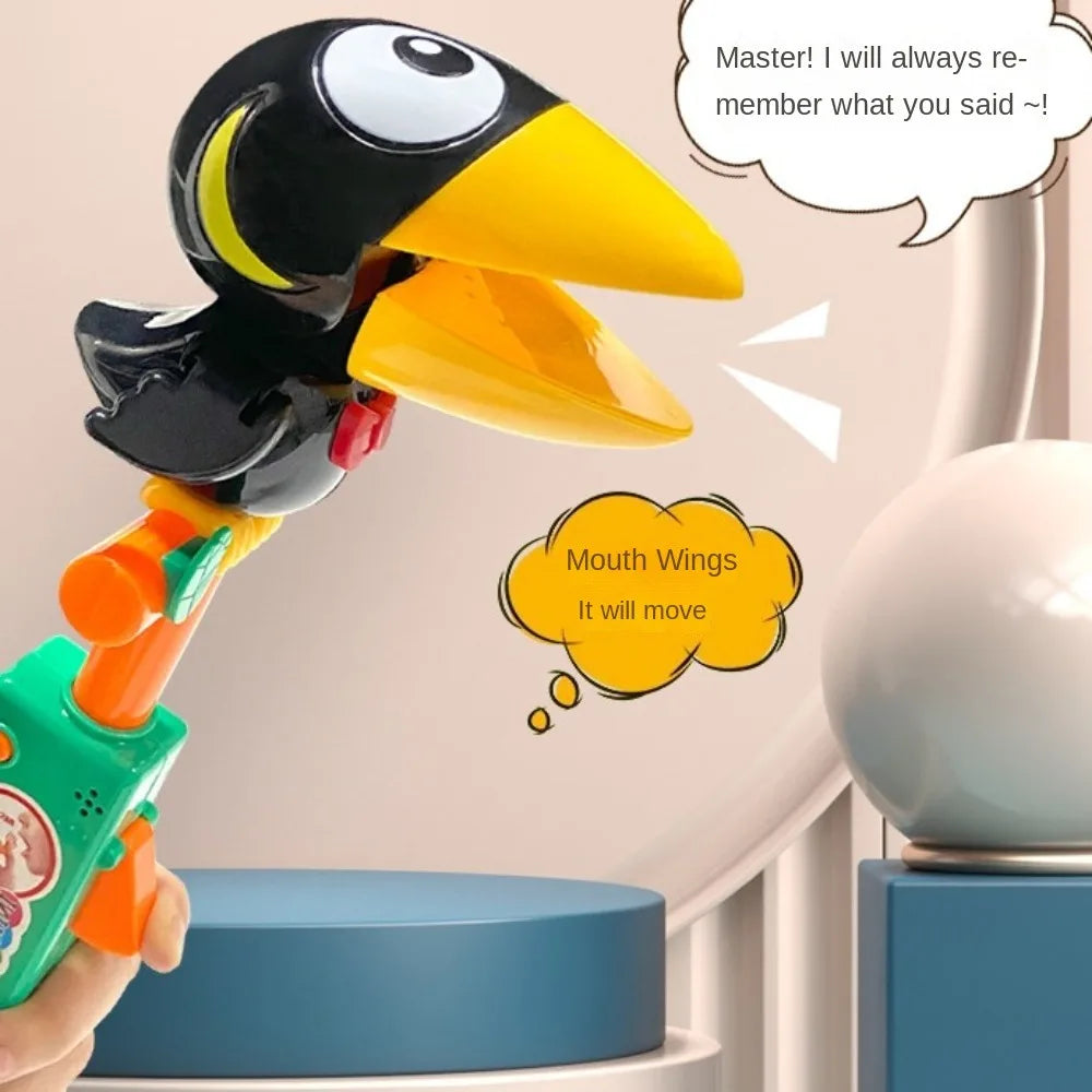 Educational Talking Record Electric Talking Parrot Repeats Imitate Speaking Birds Animal Funny Recording Talking Toys Baby