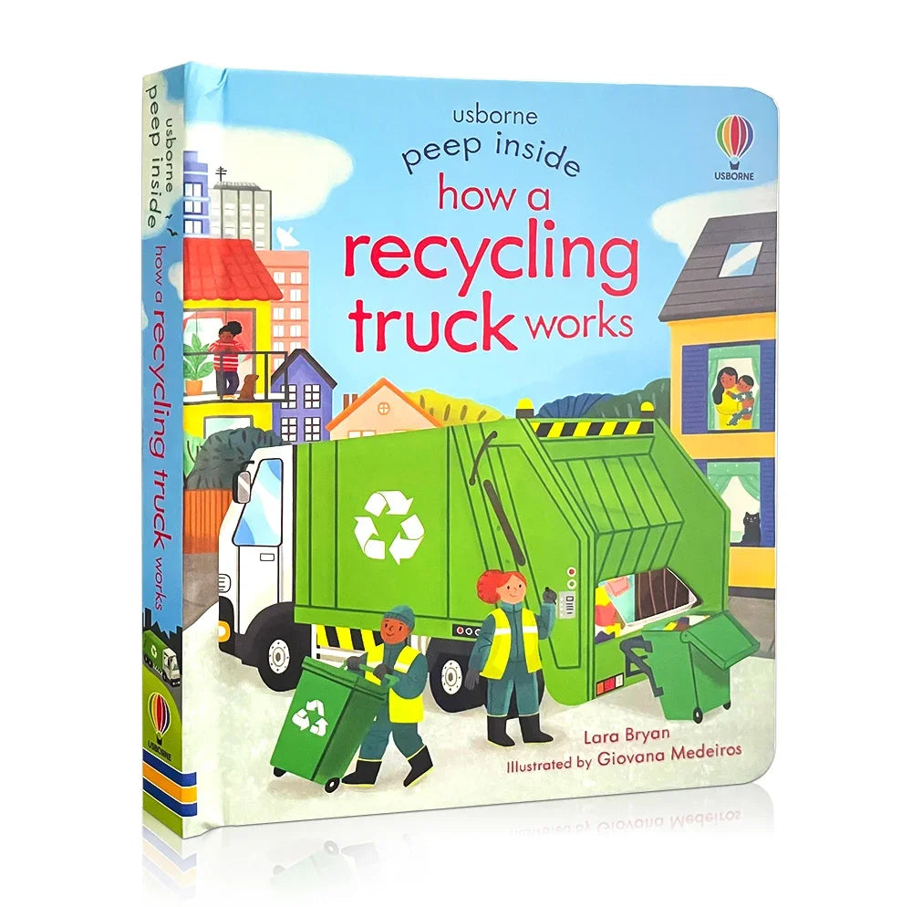 Usborne Peep Inside How Works Series Scientific Knowledge Learning Picture Book in English Daily Bedtime Reading Book