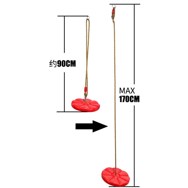 Ninja Tree Swing Toys Warrior Obstacle Course for Kids with Pulley Kit with Accessories Monkey Bars Gym Rings Climbing Ladder