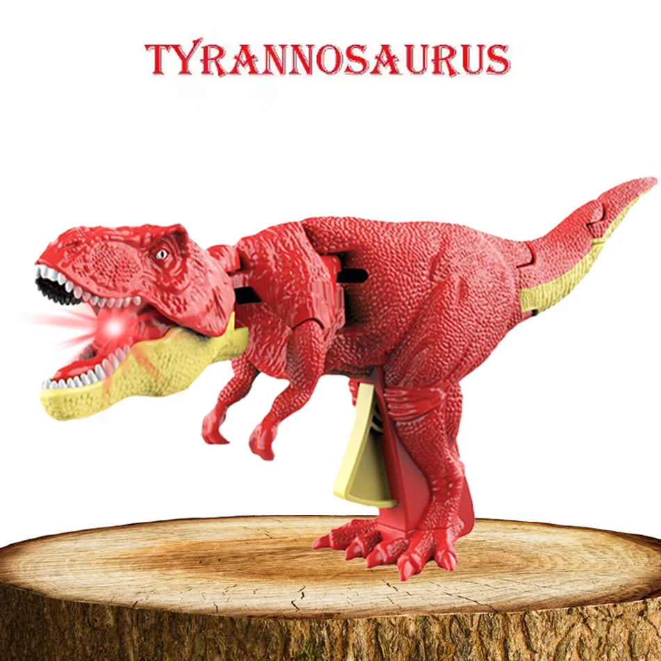 Children's Dinosaur Fidget Toy Decompression Telescopic Spring Swing Creative Battery-Free Swing Toy Christmas Gift for Kids