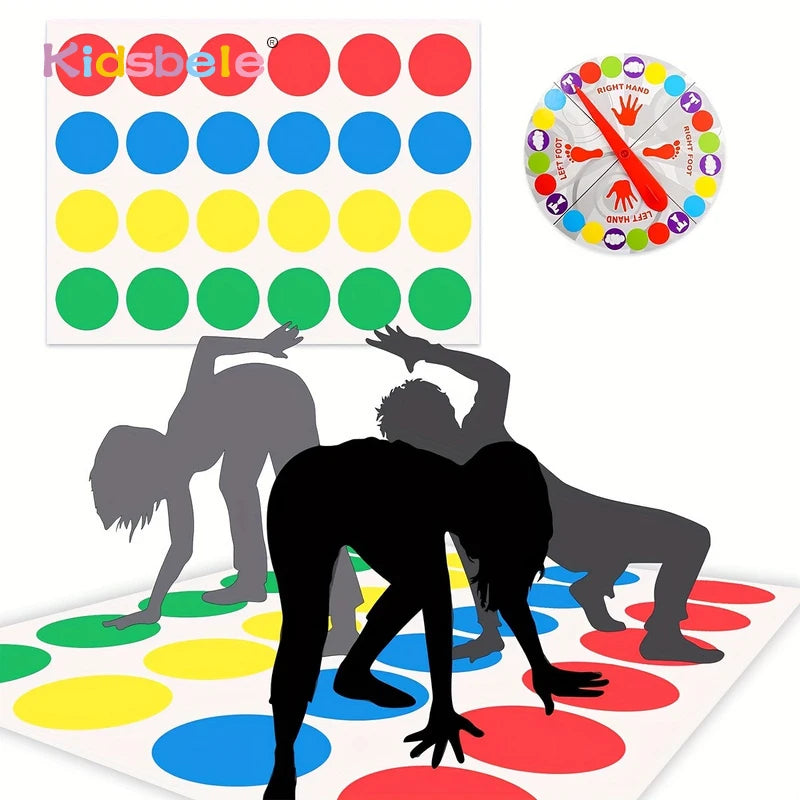 Twister Game Indoor Outdoor Toys Play Mat Funny Family Company Holiday Party Parent-Child Sports Interactive Group Toy