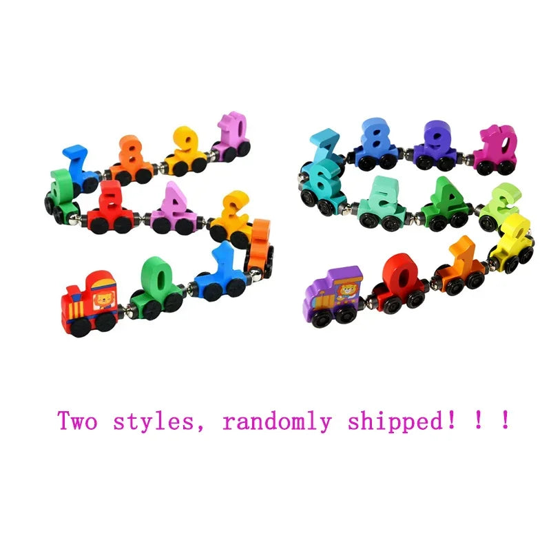 Magnetic Fishing Toys Game Set for Kids Montessori Wooden Cartoon Fishing Rod Educational Toys Birthday Party Toddle Gifts