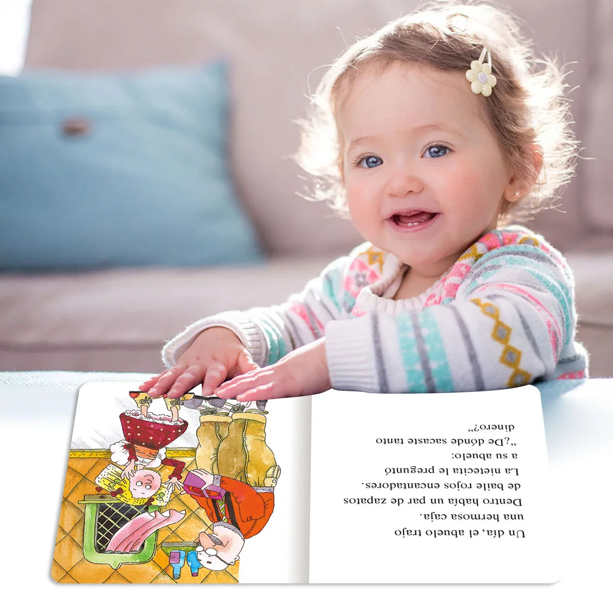 Ten Spanish storybooks: Mini storybooks that expand children's vocabulary and imagination. School supplies. a birthday present.