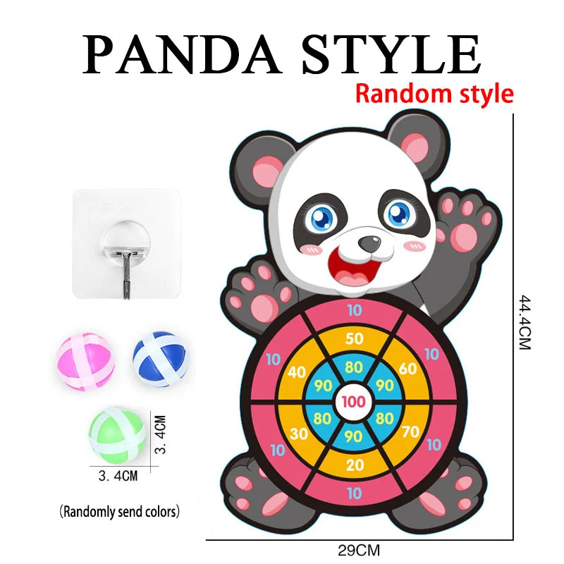 Montessori Dart Board Target Sports Game Toys For Children 4 To 6 Years Old Outdoor Toy Child Indoor Girls Sticky Ball Boys Gift
