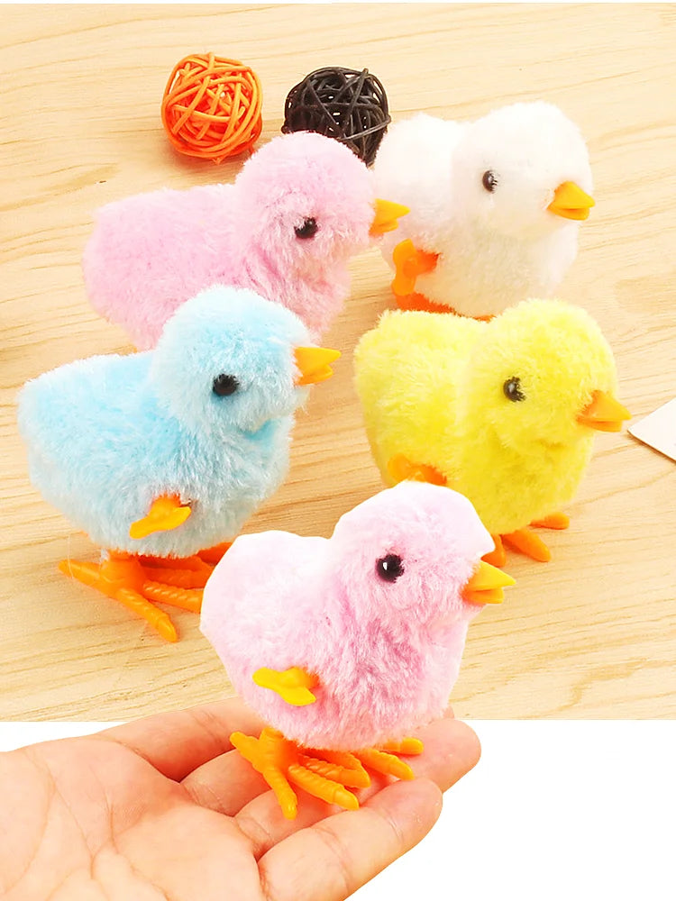 10 Pieces Cute Plush Chain Chick Toys Halloween Gifts, Birthday Party Favor Bags, Pinata Stuffers, Carnival Prizes
