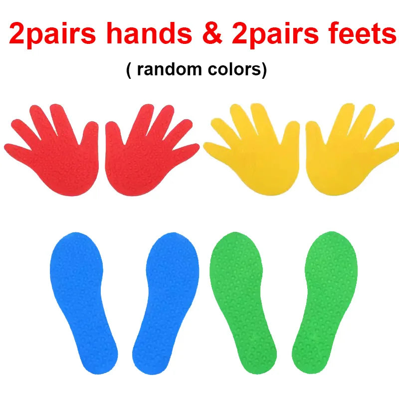 Hand and foot sports toys, busy and playful sensory games children's outdoor colorful crawling and jumping activity props
