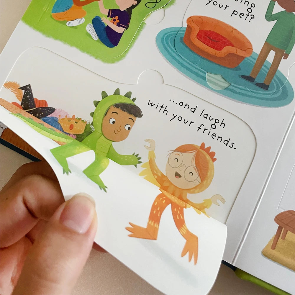 Usborne Lift The Flap Very First Questions & Answers Why Do I （Sometimes）Feel Sad ?  English Books for Kids 3D Flap Board Book