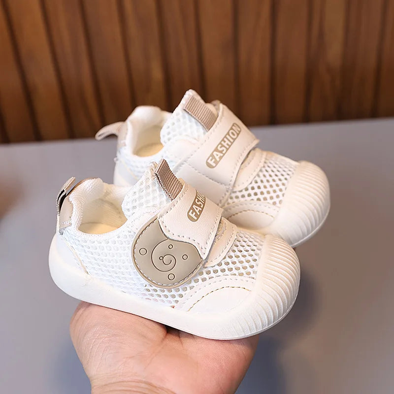 Kid Sneakers 2025autumn New Breathable Baby Shoe Soft Sole Walking Shoe Mesh Girl Sneakers Allmatch Kid Shoes Кроссовки Детские