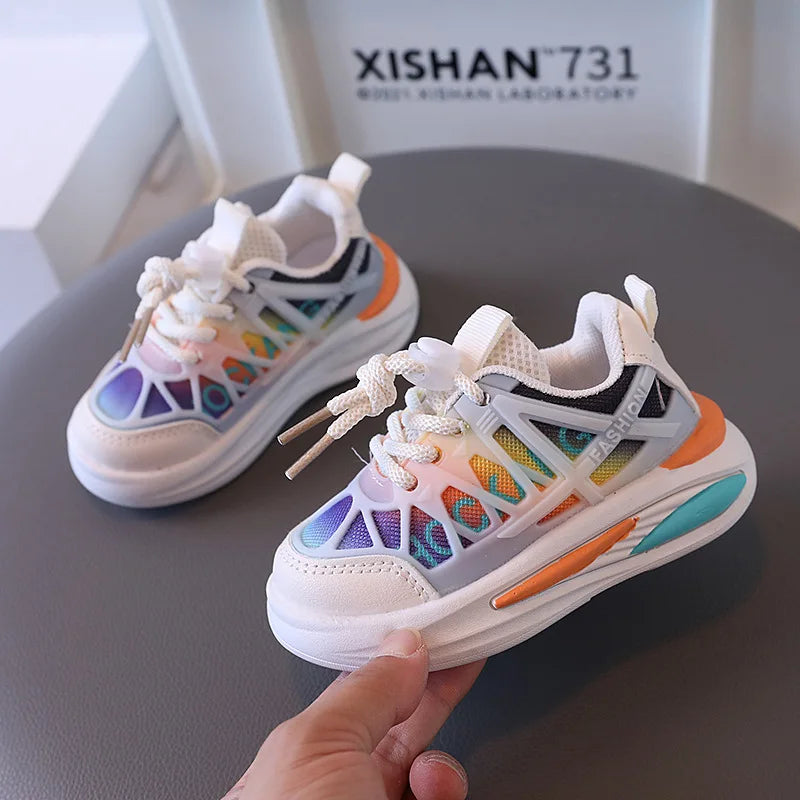 Fashion Children Sneakers Spring Autumn Causal Kid Running Walking Shoes Versatile Girls Boys Shoes
