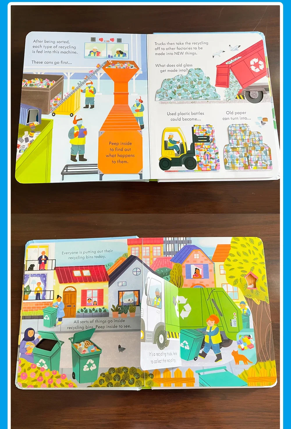 Usborne Peep Inside How Works Series Scientific Knowledge Learning Picture Book in English Daily Bedtime Reading Book