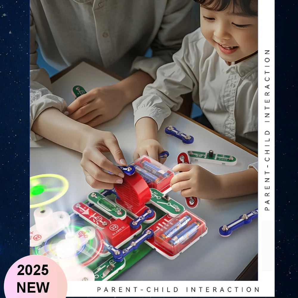 2025 Science Experiments Kits Circuits Electronic For Kids Physical Circuito Electrico niños For Children STEM Toys Science Kits