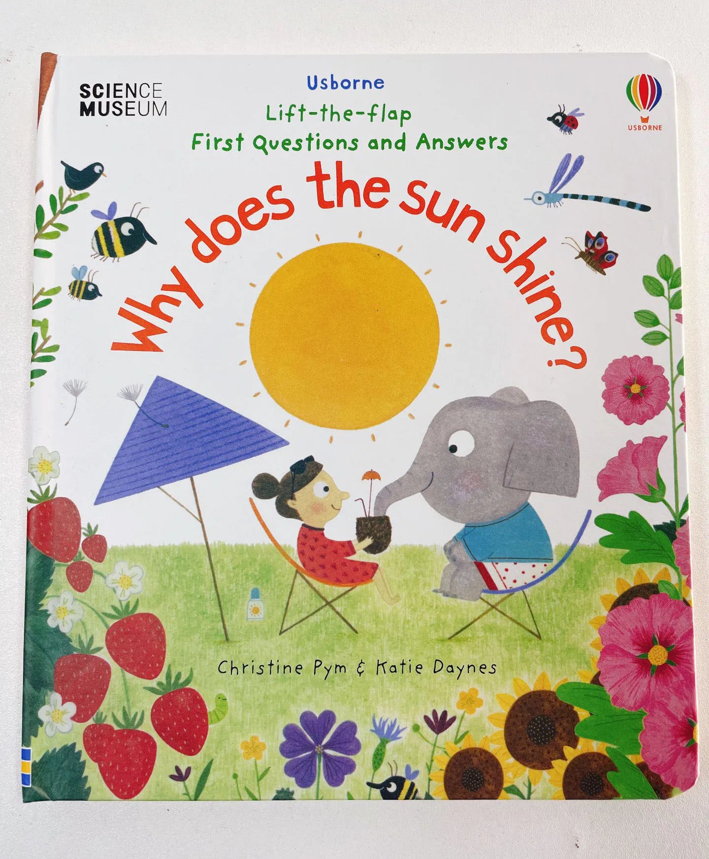 First Questions and Answers Why Does the Sun Shine? Usborne Lift the flap Children's Activity English Board Book