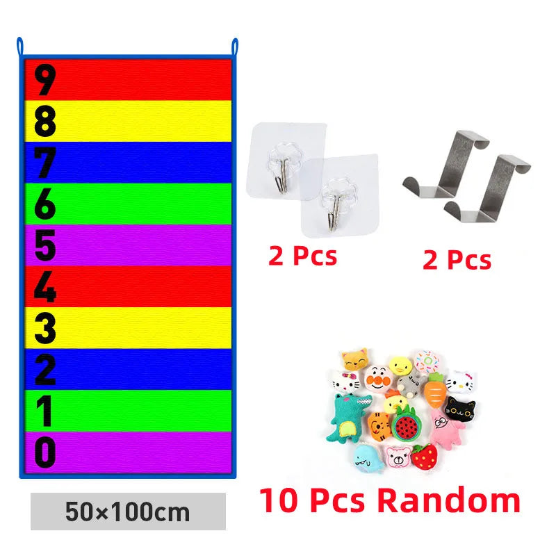 Children Sensory Integration Training Touch High Carpet Game Bounce Trainer Indoor Outdoor Kids Toys Height Ruler Promote Growth