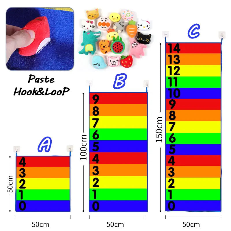 Children Sensory Integration Training Touch High Carpet Game Bounce Trainer Indoor Outdoor Kids Toys Height Ruler Promote Growth