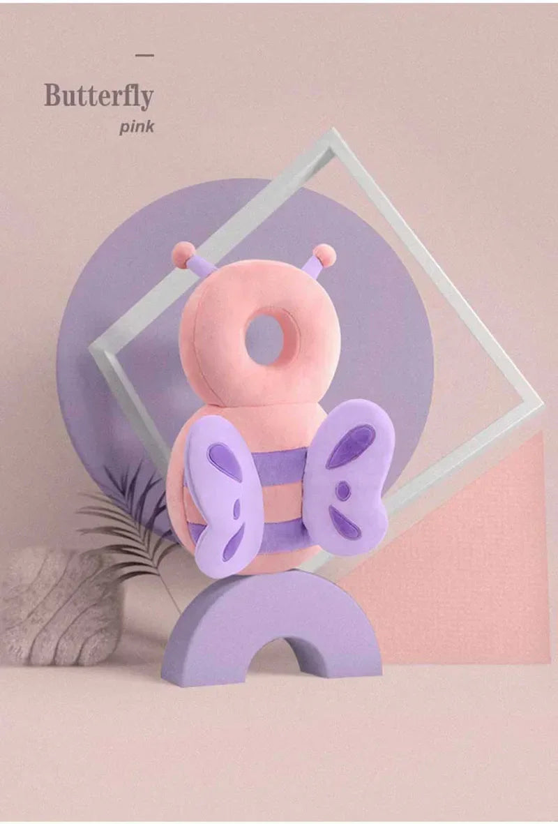 Newborn Headrest Security Pillows Backpack Toddler Baby Head Fall Protection Pad Cushion Cartoon Soft Security Pillows Backpack