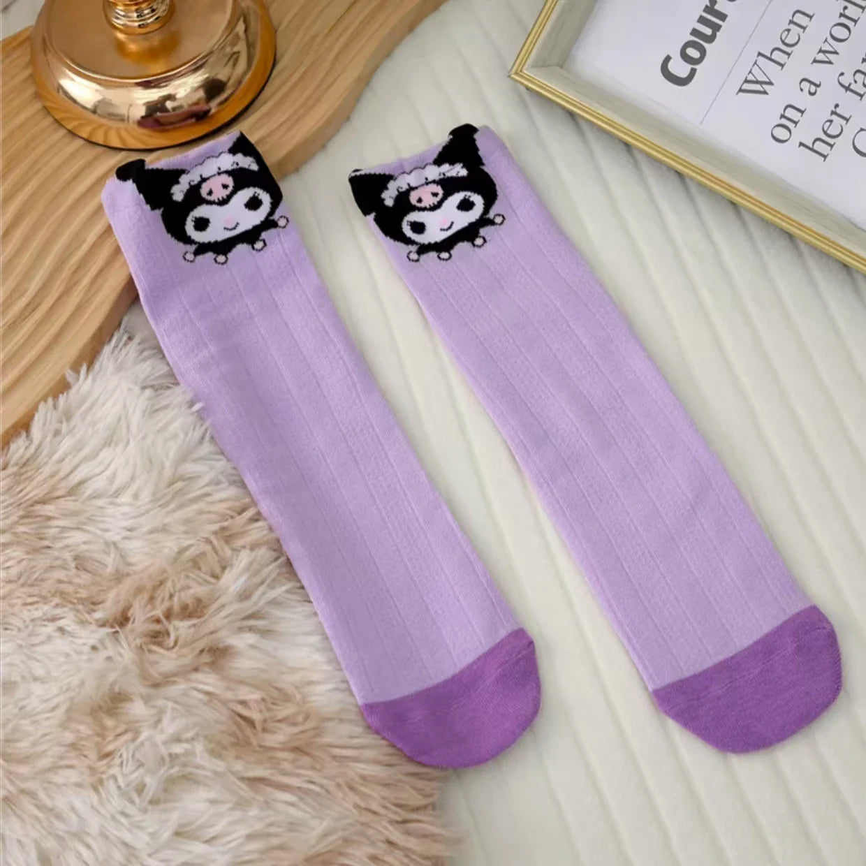 Anime Girls Kuromi Autumn New Board Shoes Sanrio Sports Dad Shoes Children Cartoon Kawaii Comfortable Breathable Casual Shoes