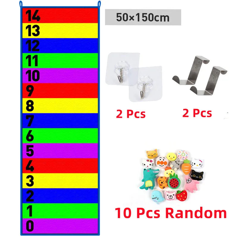 Children Sensory Integration Training Touch High Carpet Game Bounce Trainer Indoor Outdoor Kids Toys Height Ruler Promote Growth